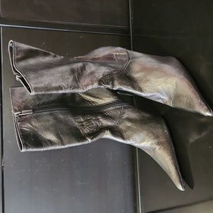 Steve Madden Leather Ankle Boots